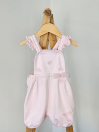 Minitni Baby Pink Butterfly Romper