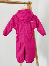 Girls Trespass Pink Puddle Suit