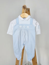 Pastels & Co Baby Blue Onesie