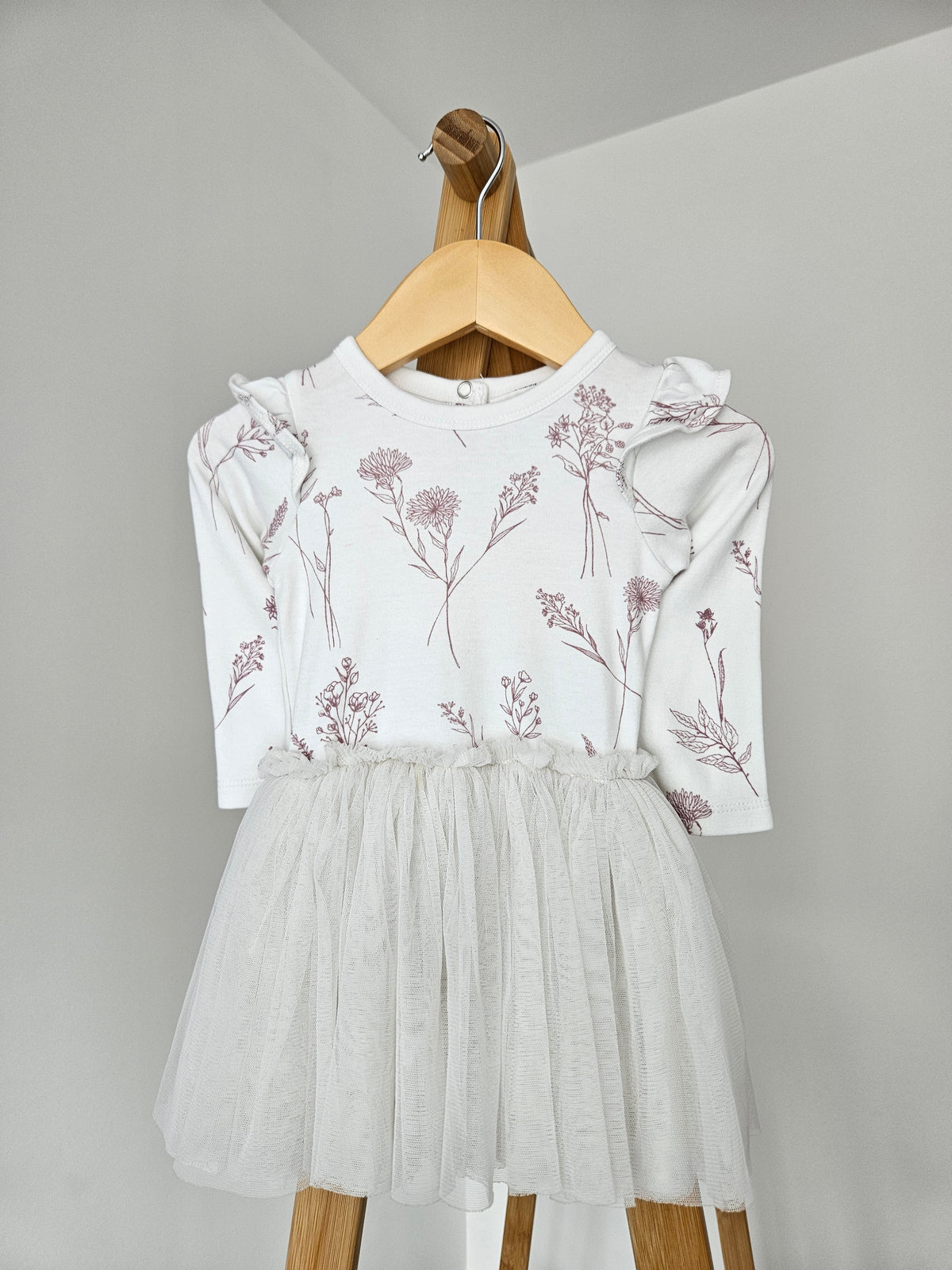 Aster & Oak Floral Printed Tutu Dress