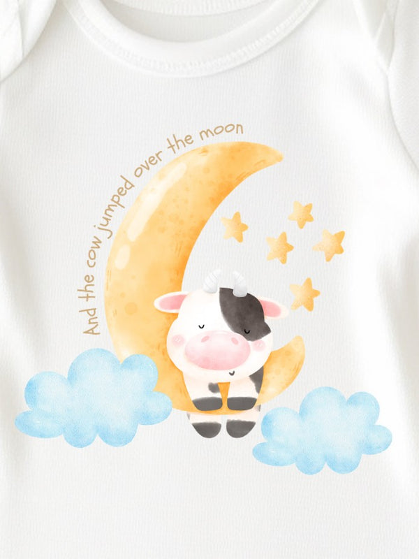 Cow Jumped Over The Moon Baby Vest