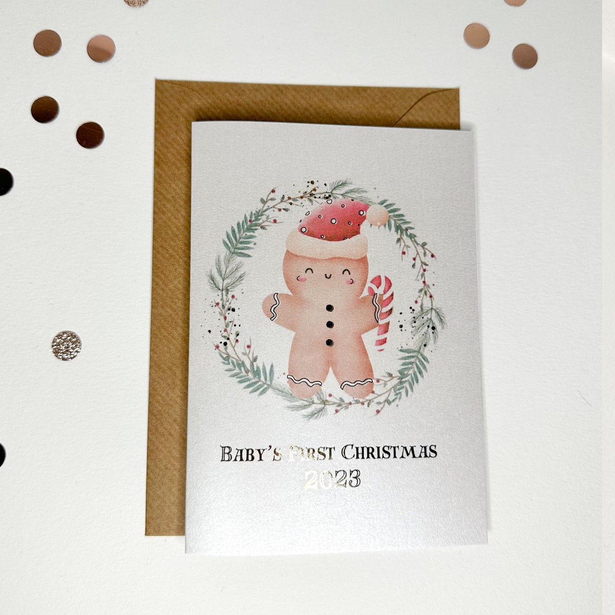 Baby's First Christmas Greeting Cards