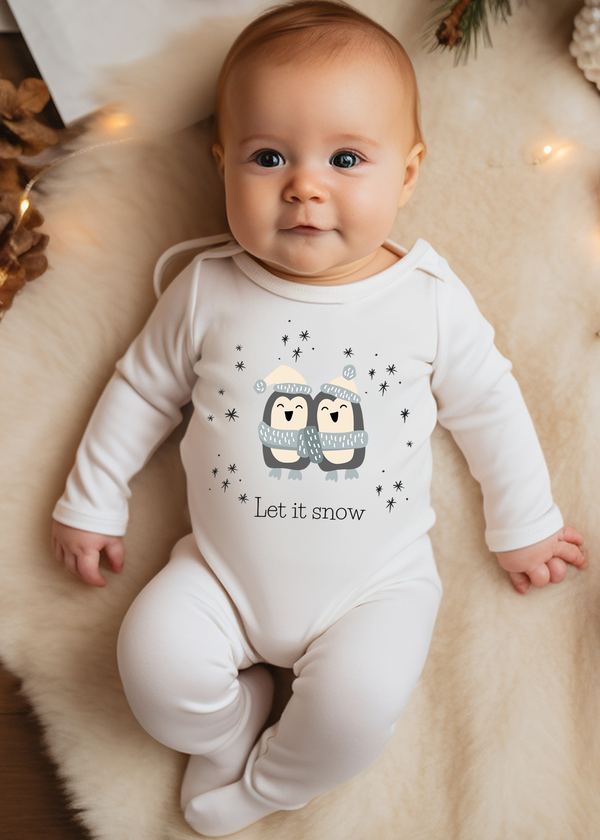 Christmas 2024 pudding sleepsuit