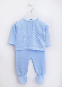 Dandelion Blue Knitted Jumper & Legging Set 2 piece Dandelion 