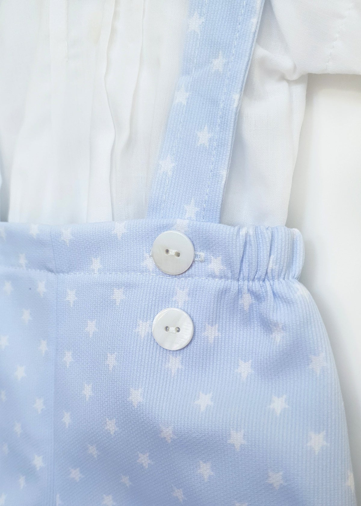 Dandelion Blue Star Print Shorts & Shirt Set - detail