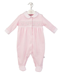 Dandelion Pink Bunny Cotton Sleepsuit Sleepsuit Dandelion 
