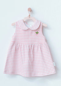 Baby Girl Pink Gingham Summer Dress